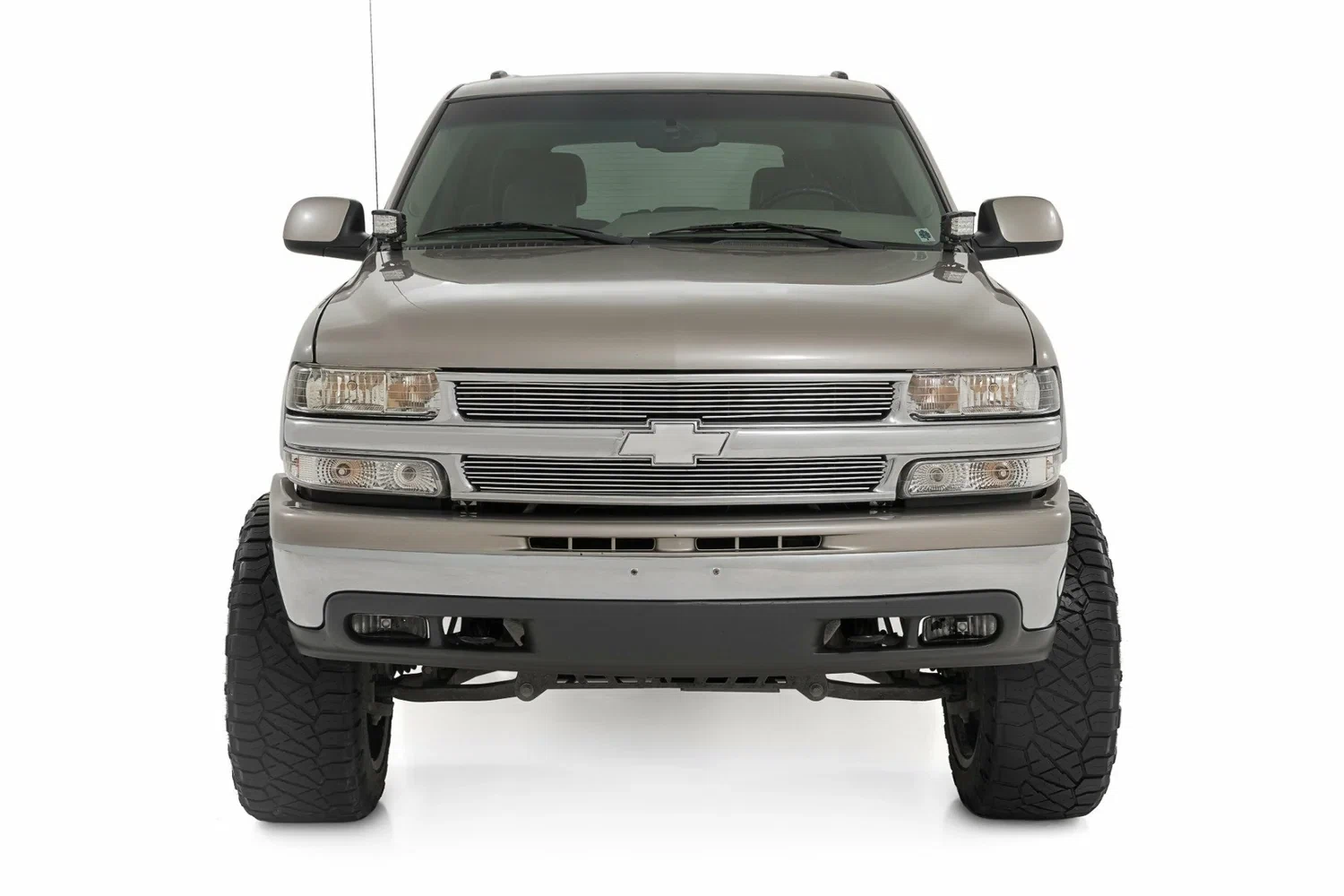 Fits Silverado 1500(99-06) LED Light Ditch Mount 2_ Black Pair White DRL 82284